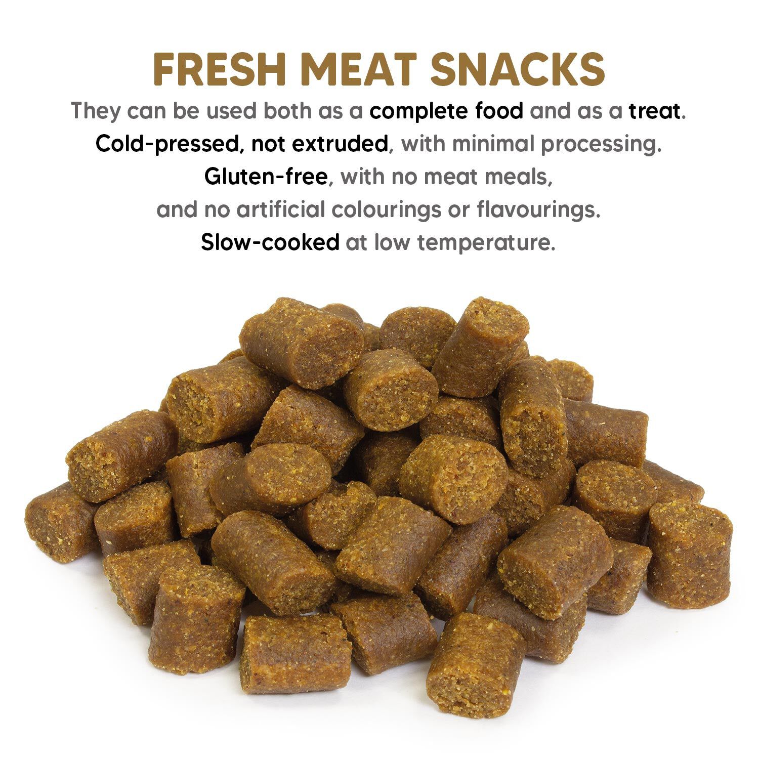 Snacks de carne fresca para cachorros - Pavo - Fresh Meat Snacks 800gr., , large Imagen numero 2