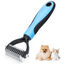 Cepillo Perro de Pelo Largo, Peine Perro Gato, Rastrillo Perro Cepillo Deslanador Perros, Peine y Elimina el subpelo y los enredos, , large indicador imagen numero 1