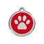 Placa identificativa Acero Inoxidable Esmalte Pez Esqueleto Rojo para perros, , large indicador imagen numero 2