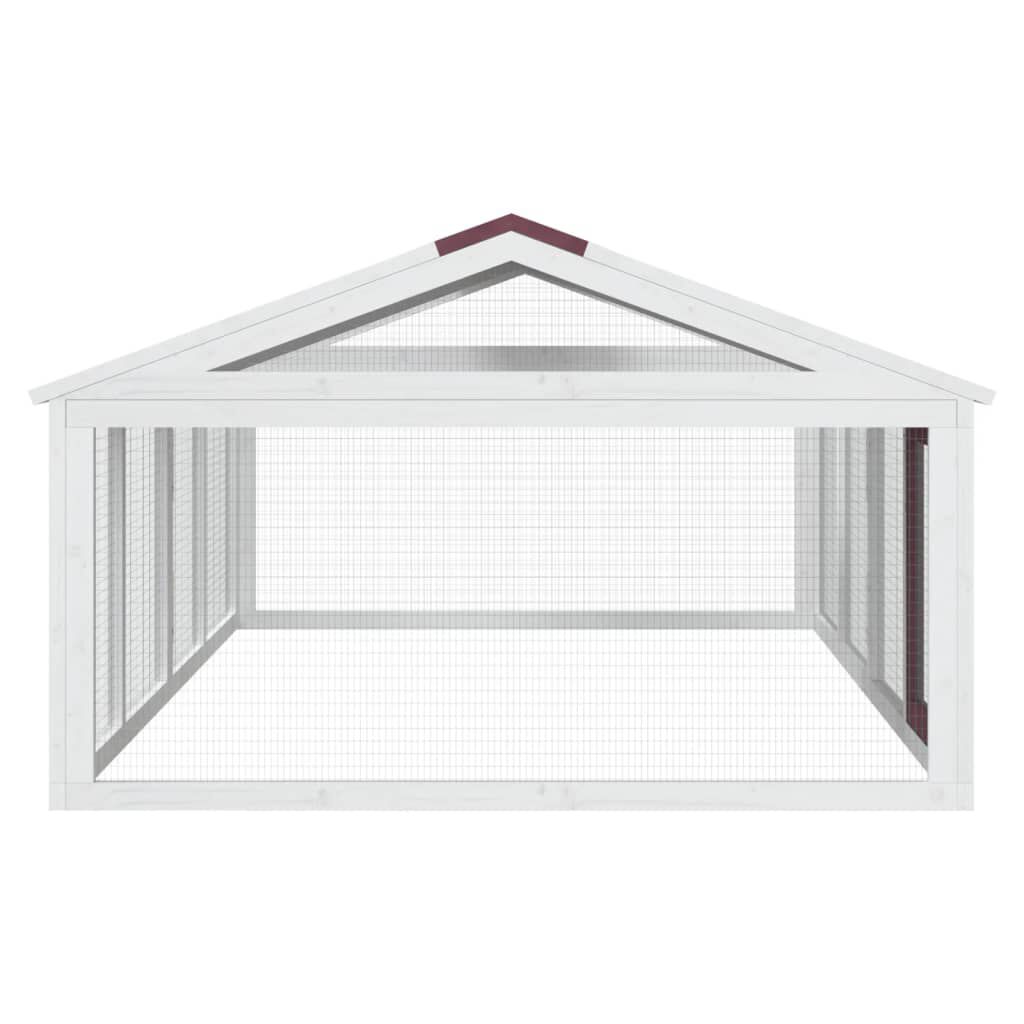 VidaXL Corral de madera maciza pino moca para roedores thumbnail