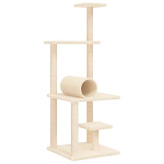 vidaXL Rascador postes sisal crema para Gatos 