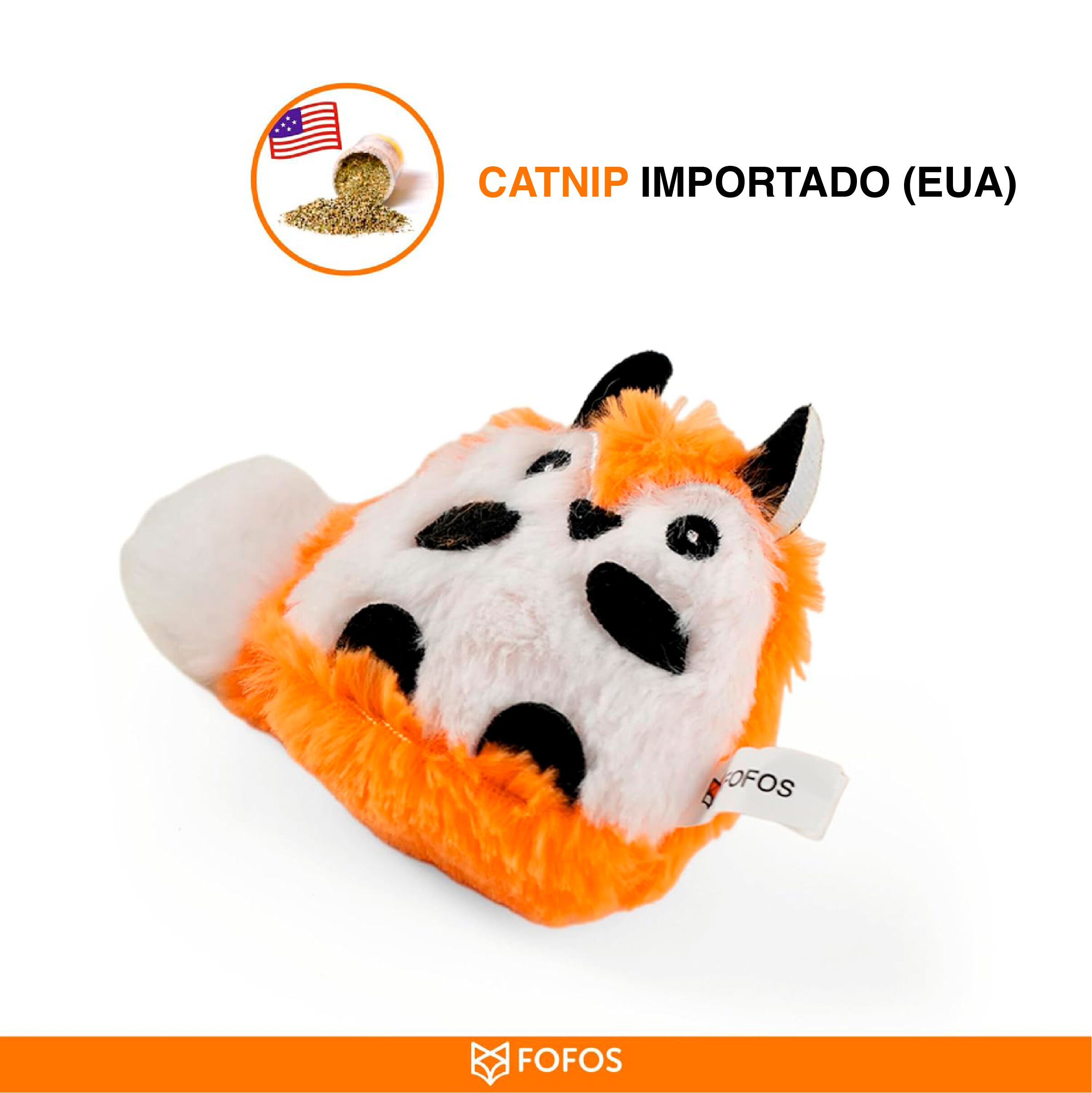 FOFOS | Zorro Fino Arrugado con Catnip Natural - Para Gato, , large Imagen numero 4