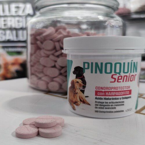 Laboratorios pino pinoquin condroprotector harpagofrito para mascotas senior thumbnail