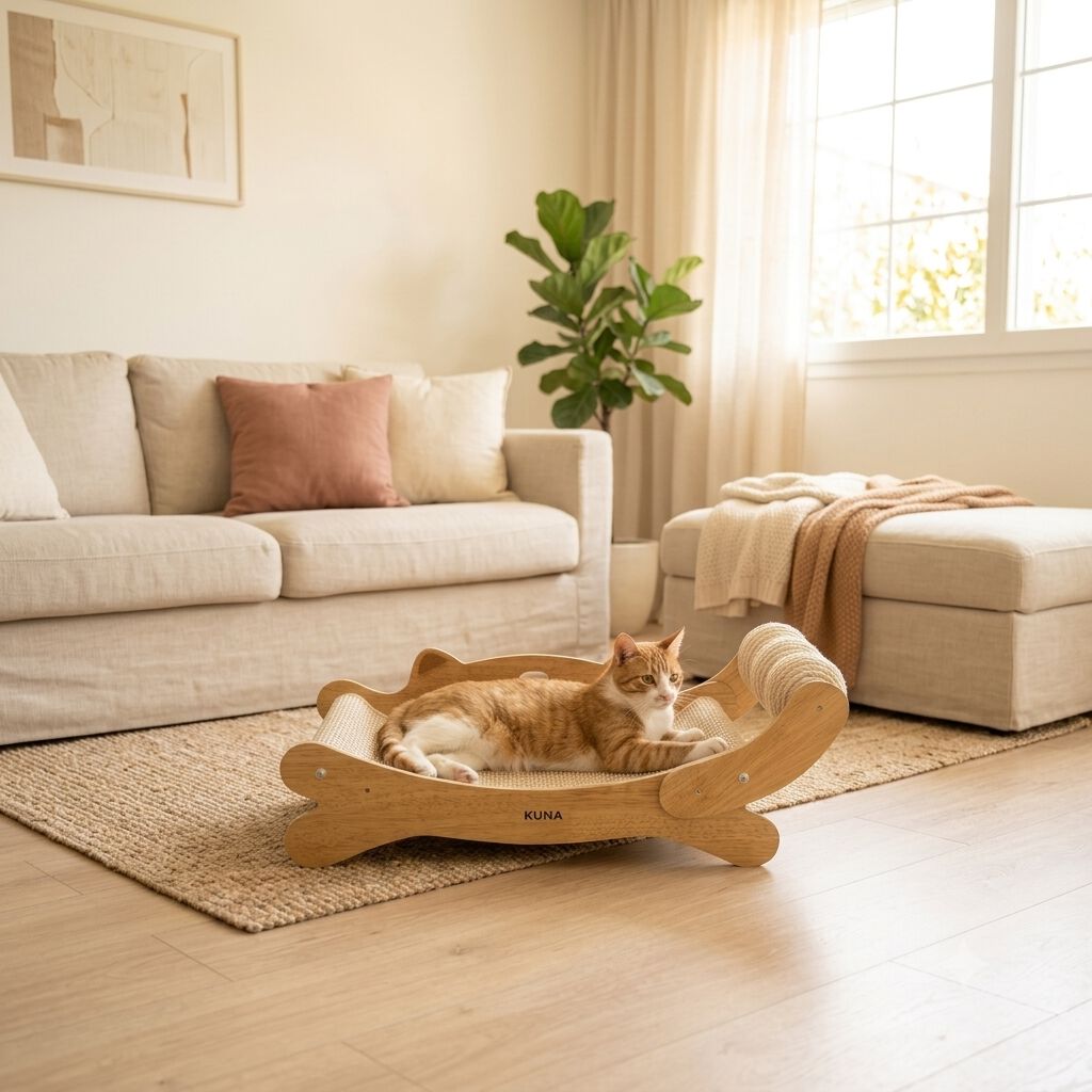Cama de Madera y Sisal Azahar, , large Imagen numero 2