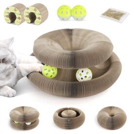 Nobleza 2 Pack Magic Organ Juguete Rascador Interactivo de cartón para Gatos