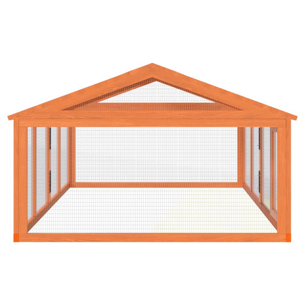 VidaXL Corral madera pino maciza para pájaros thumbnail