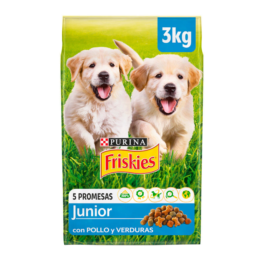 3 kg Friskies Junior Pollo y Verduras pienso para perros, , large Imagen numero 2