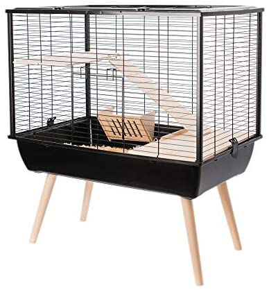 Zolux Cage Neo Muki - Rongador Grande (77,5 x 47,5 x 87,5 cm), Color Negro, , large Imagen numero 1