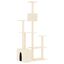 vidaXL Rascador para gatos con postes de sisal crema 180 cm, , large indicador imagen numero 4
