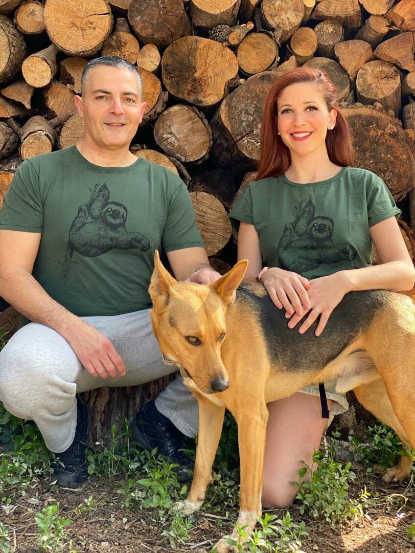 Camiseta perezoso mujer color Verde thumbnail