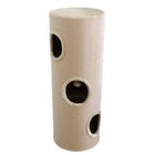 Casita con rascador para gatos color Beige, , large image number null