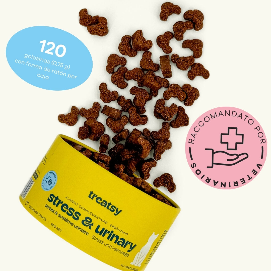 Treatsy Complemento Alimenticio &ndash; Estr&eacute;s & Sistema Urinario para Gatos, , large Imagen numero 2