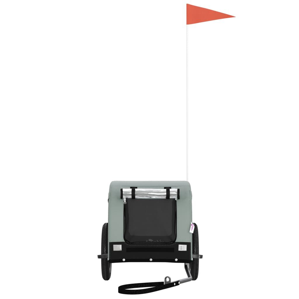 Vida XL Remolque Verde Claro de Bicicleta para perros thumbnail