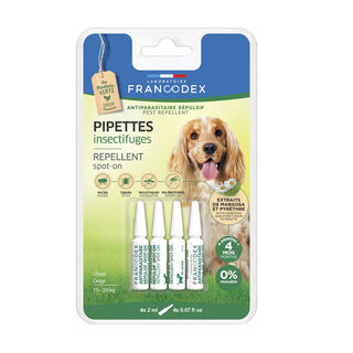 Francodex Medium Pipetas Antiparasitarias para perros 