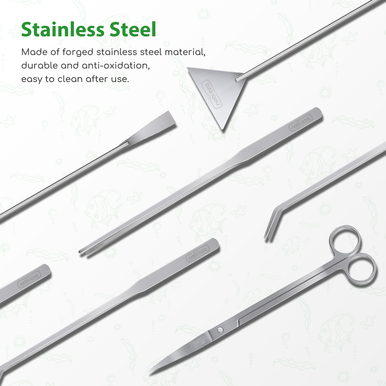 Nobleza 4 en 1 Herramientas y Accesorios de Limpieza para acuarios thumbnail