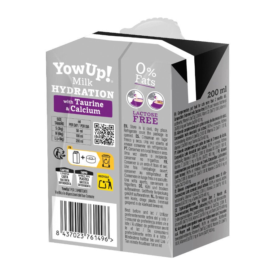 200 ml YowUp! Special Bones Leche sin lactosa para gatos, , large Imagen numero 3