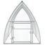 vidaXL Jaula para gallinas acero galvanizado plateado 600x105x120 cm, , large indicador imagen numero 8