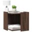 vidaXL Mueble cama para gatos madera marrón roble, , large indicador imagen numero 2