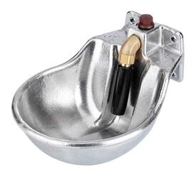 Bebedero para caballos B-4 Aluminio Pulido | Equipamiento para el caballo | Producto de Guarnicioner&iacute;a | Tradici&oacute;n artesana | Color Plateado | Los Nietos