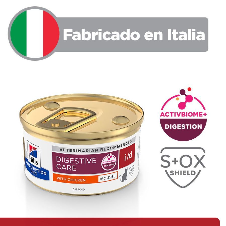 85 g Hill's Prescription Diet i/d Mousse de Pollo lata para gatos, , large Imagen numero 6