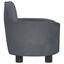 vidaXL Cama para perros de terciopelo gris oscuro 66x40x45 cm, , large indicador imagen numero 3