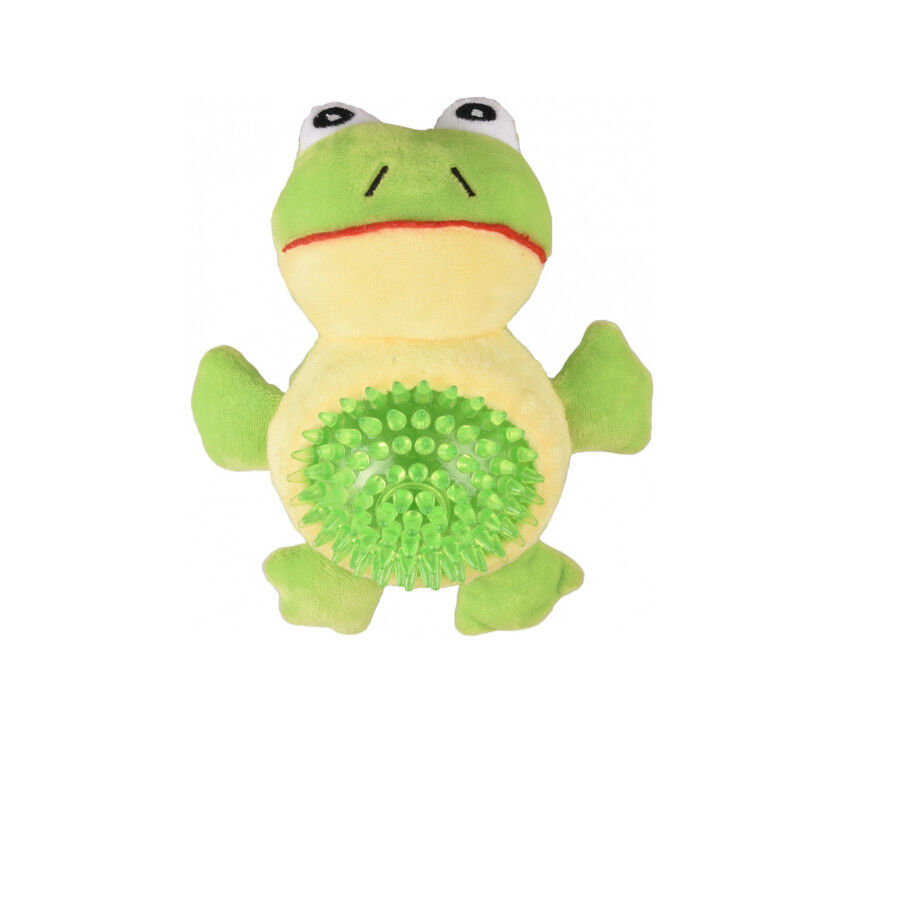 Flamingo Ando Rana de peluche para perros, , large Imagen numero 1