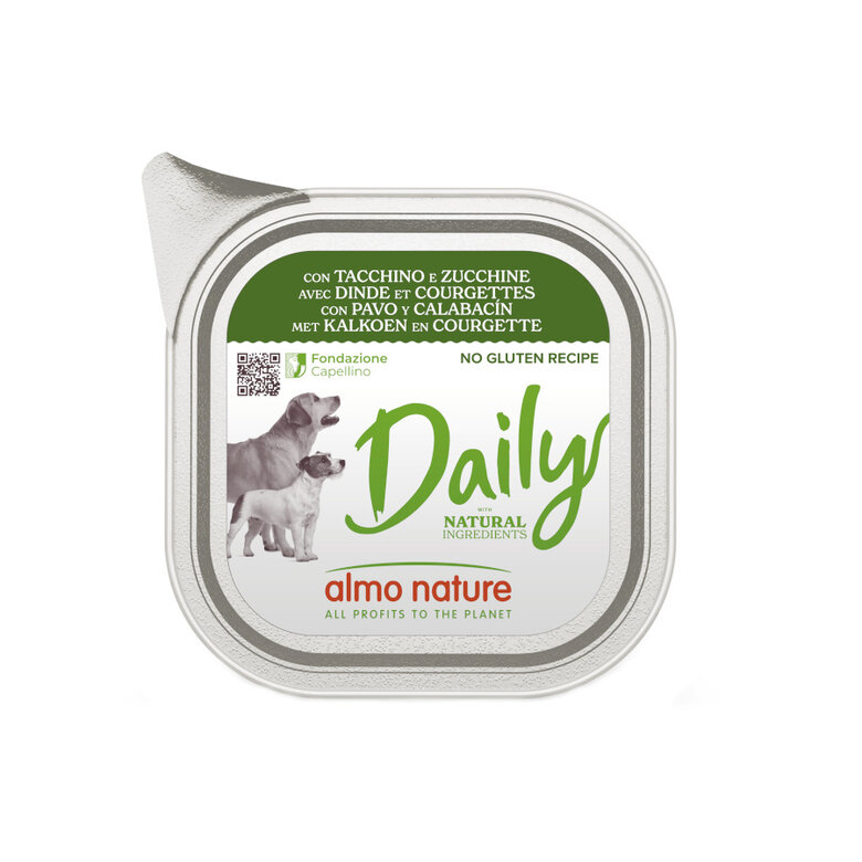 100 g Almo Nature Bio Organic Maintenance con Pavo y Calabacín tarrina para perros