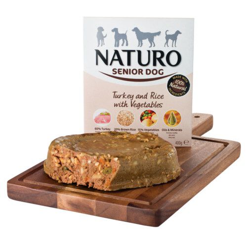 Naturo Senior pavo con arroz para perros Imagen numero 1