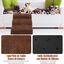 COSTWAY Rampa para Perros de 3 Niveles de Espuma, Pelda&ntilde;os para Perros Antideslizantes con Esponja de Alta Densidad, Huellas de Silicona, Escalera Suave para Perros Peque&ntilde;os y Mayores, Color Caf&eacute;, , large indicador imagen numero 3