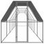 vidaXL Jaula gallinero de acero galvanizado 3x10x2 m, , large indicador imagen numero 7
