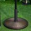 Outsunny Base para Sombrilla de Jardín Peso Neto 13 kg Soporte de Parasol de Cemento Retro para Postes de 35mm/38mm/48mm para Terraza Patio Exterior Ø48x34 cm Bronce, , large indicador imagen numero 2