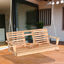 Outsunny Banco Columpio Madera Natural, , large indicador imagen numero 2