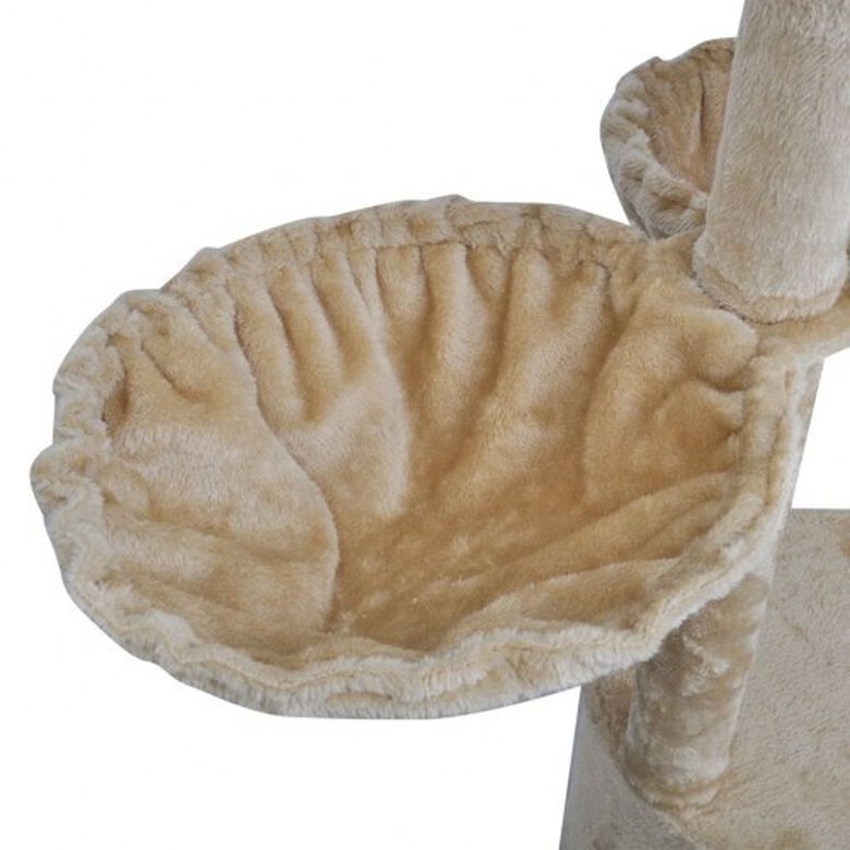 Rascador con postes XL para gatos color Beige, , large image number null