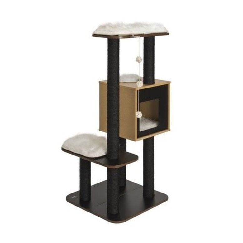 Vesper High Base Rascador Negro para gatos thumbnail