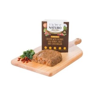 Naturo chef's select alimento húmedo lata de pollo para perros