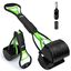 Nobleza Recogedor de Caca de Perros, 60cm Recoge Cacas de perro Portátil Plegable, Dog Poop Scooper con 1 Rollo de Bolsas para Excrementos y 1 Dispensador, Mango Largo, Sólido Dentado, , large indicador imagen numero 1