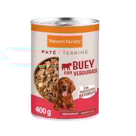 Nature's Variety Pat&eacute; Buey Lata para perros adultos medium