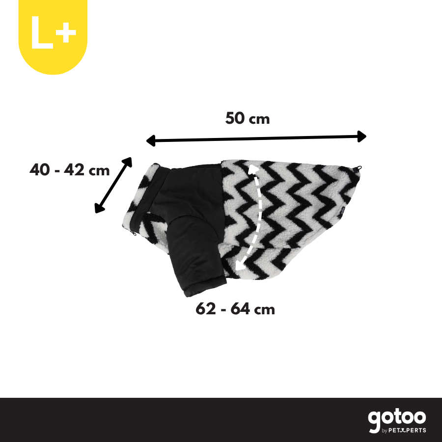 Gotoo Chaqueta Estampado ZigZag para perros, , large Imagen numero 4