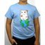 Camiseta niño/a "Un día mi gato dominará el mundo" color Azul, , large indicador imagen numero 2