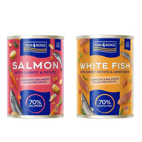 Fish4Dogs Multipack para perro &ndash; Pescado blanco y salm&oacute;n 6 x 395 g, , large Imagen numero 4