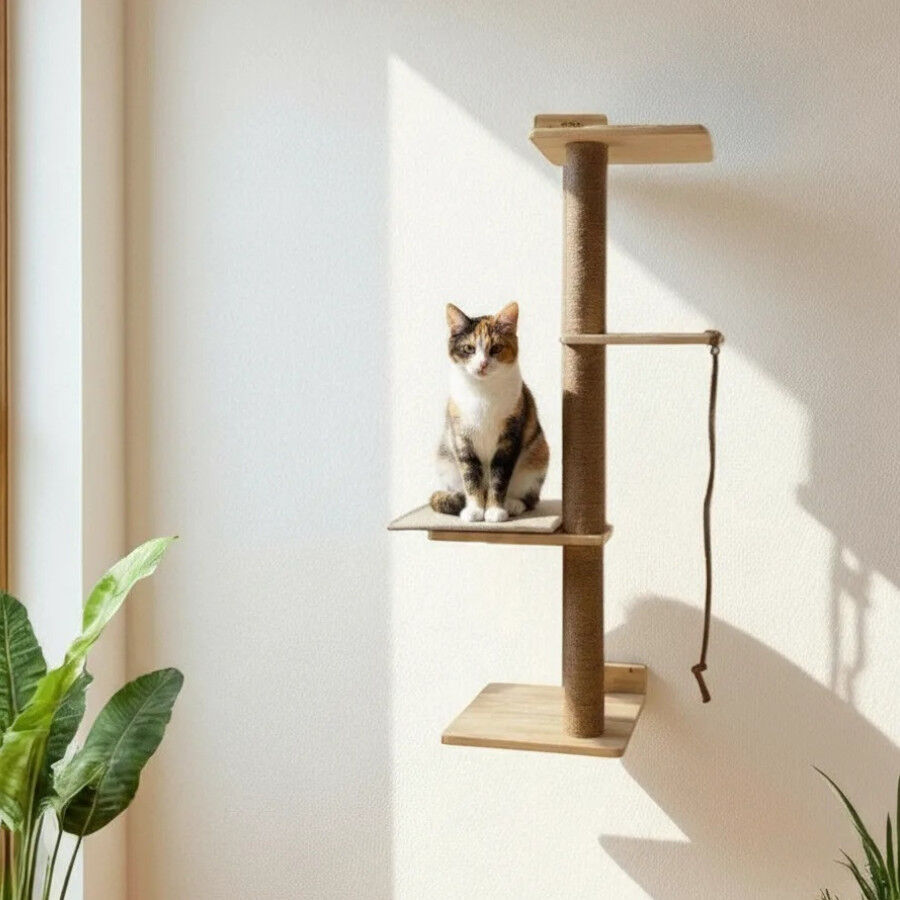 Althea Living - &Aacute;rbol Rascador para Gatos Salina, madera, yute y sisal, , large Imagen numero 3