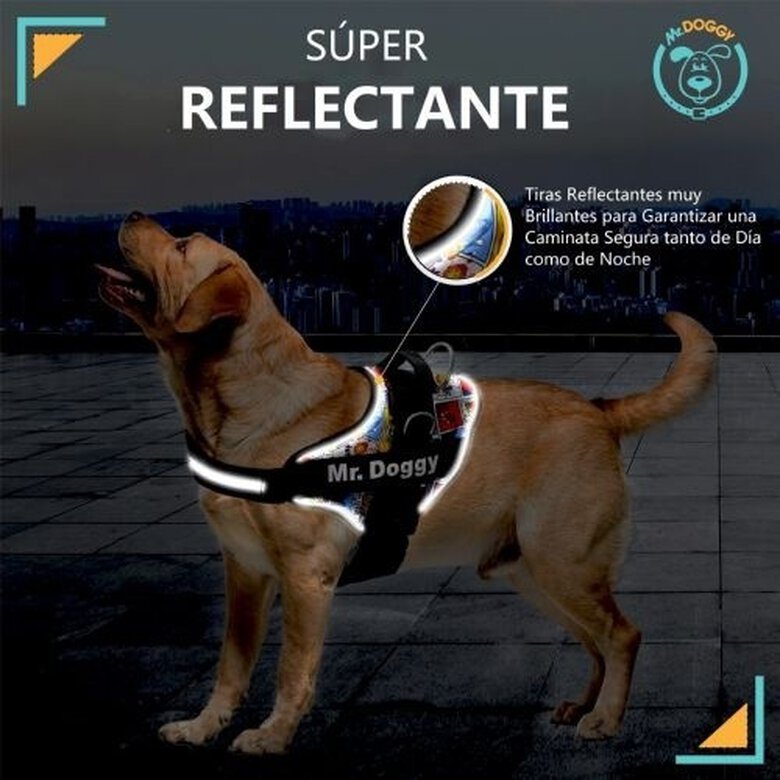 Arnés personalizado Super Doggy estampado de Cómic para perros, , large image number null