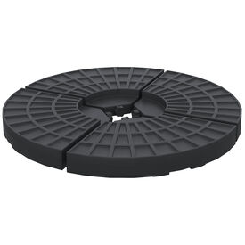 Outsunny Base De Sombrilla Negro 