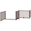 vidaXL Puerta para Perros Plegable Paneles Puerta Mascotas Madera de Álamo, , large indicador imagen numero 10