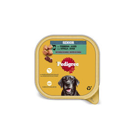 Pedigree Ternera y Aves Tarrina en Paté para Perros Senior