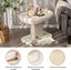 COSTWAY Árbol Rascador para Gatos Pequeño, Altura 50 cm, Torre de Actividades para Gatos con Soporte de Peluche y Poste Rascador de Sisal, Bola, Muebles para Gatos para Jugar y Descansar (Beige), , large indicador imagen numero 2