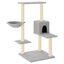 vidaXL Rascador para gatos con postes de sisal gris claro 95 cm, , large indicador imagen numero 1