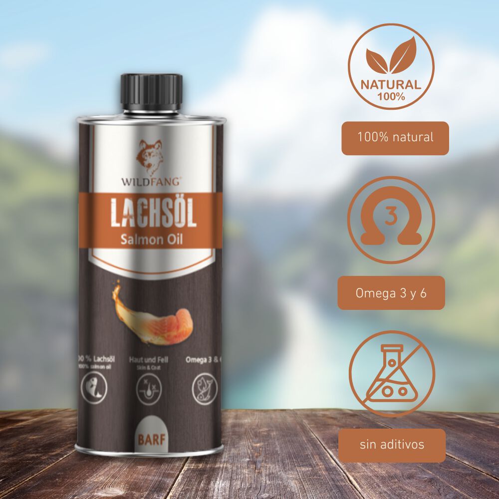 Wildfang - Aceite de salm&oacute;n para perros - aceite de barf - 250 ml, , large Imagen numero 2