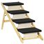 PawHut escalera plegable de madera 2 en 1 para perros, , large indicador imagen numero 1