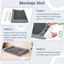 COSTWAY Cama Ortopédica para Perros, Cama Perro Grande con Tejido Interno Impermeable, Sofá para Perros con Funda Extraíble y Lavable, Gris, 113 x 89 x 18 cm (Large), , large indicador imagen numero 13